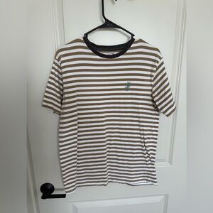 Denim & Flower Brown and White Short Sleeve Tee